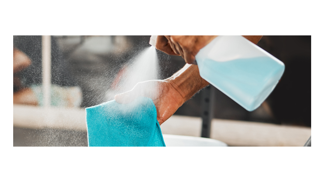 keeping workout room clean