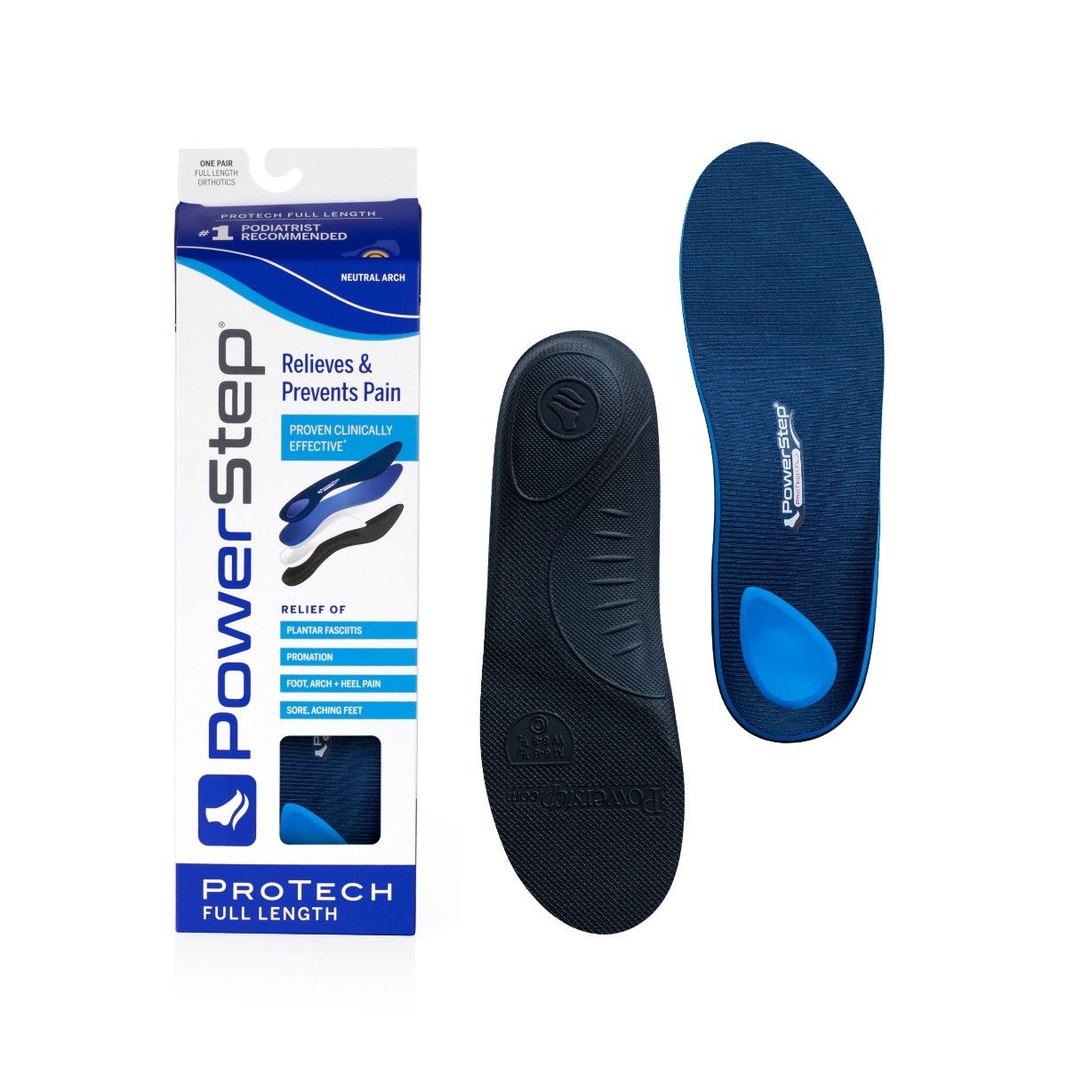 Arch support for pronation top