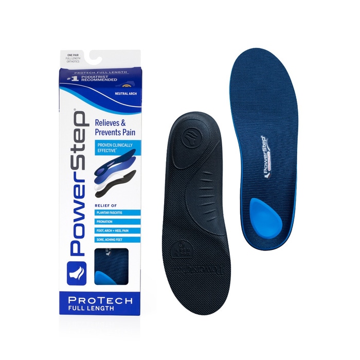 PowerStep ProTech Full Length Insoles | Orthotic Insert | Medco Sports ...