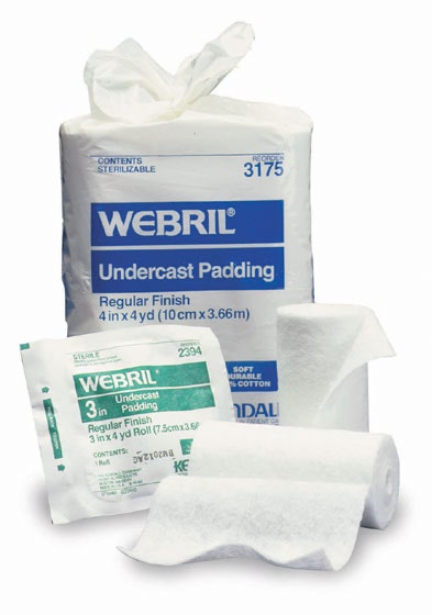 Kendall Webril 100% Cotton Undercast Padding