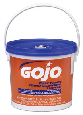 Gojo Fast Wipes Heavy-Duty Cleaning Towels