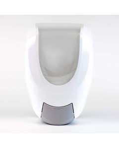 White Eco-Flex 1950 mL Manual Dispenser for Avant Hand Sanitizer & Aterra Hand Soap Refills