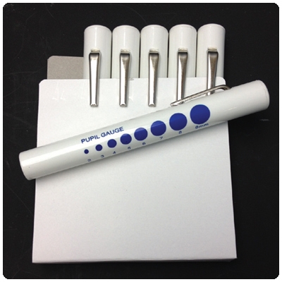 Penlight with Pupil Gauge