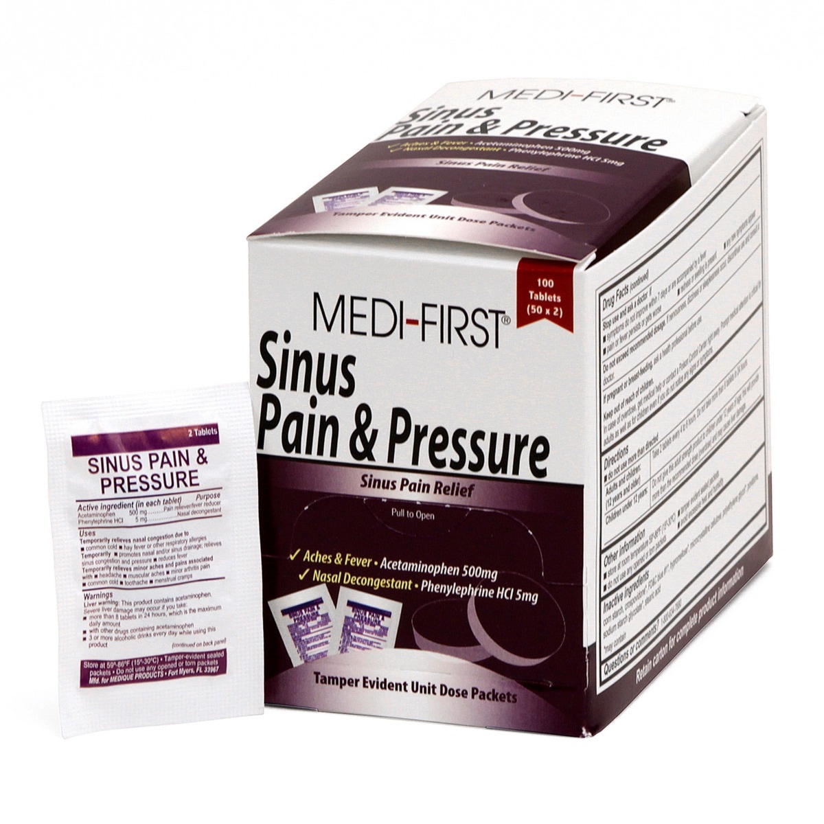 Medi-First Sinus Pain & Pressure