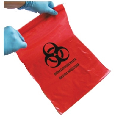 33 Gal Red Biohazard Waste Bag, Pack of 100 | 1691 | Eagle