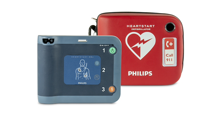 Rugged AED device with intuitive voice prompts Medco Sports Medicine