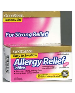 Allergy Relief Tablets 100 Pack