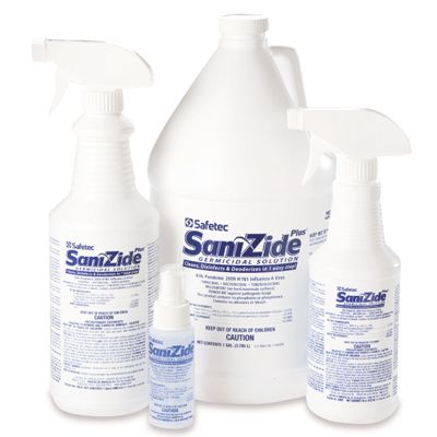 SaniZide Plus Germicidal Solution | Fast-Acting Disinfectant/Deodorizer ...