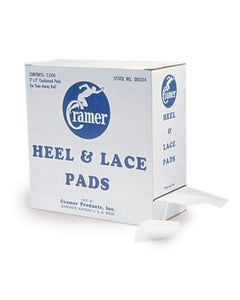 Cramer Heel & Lace Pads | 2000 Count for Athlete Comfort