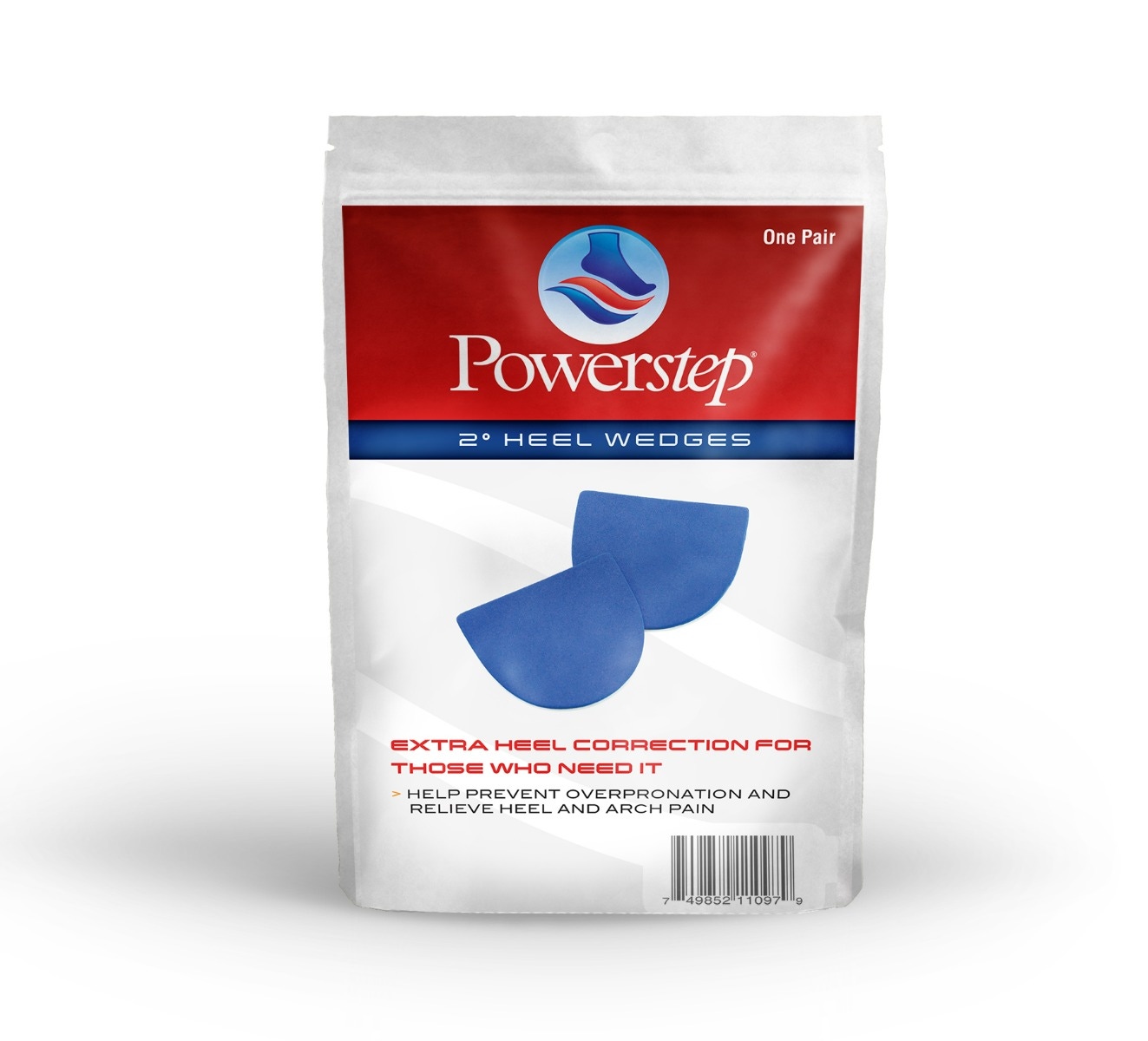 PowerStep® 2 Degree Heel Wedges