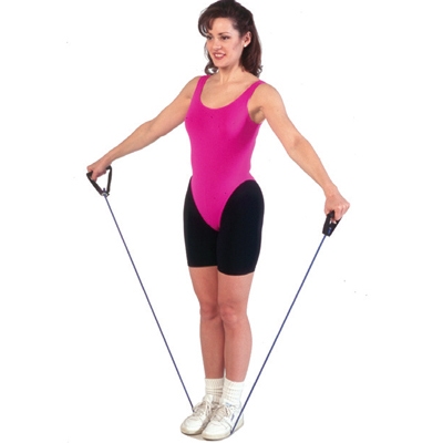 Black Cando® Exercise Tubes w/ Handles Extra Heavy Resistance 