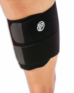 Thigh, ActiveColor Sport Thigh Support, ActiveColor Thigh Support, THIGH  BRACE WITH SILICONE INSERT FOR DAMPENING RELIEF, Compression thigh bandage  with straps for muscle strain, Universal pren thigh brace