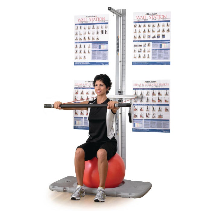 Fitness Exercise Band Wall Mount Station Band Wall Mount