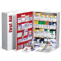 4-Shelf First Aid Cabinet | Organized Medical Supplies | Medco Sports ...