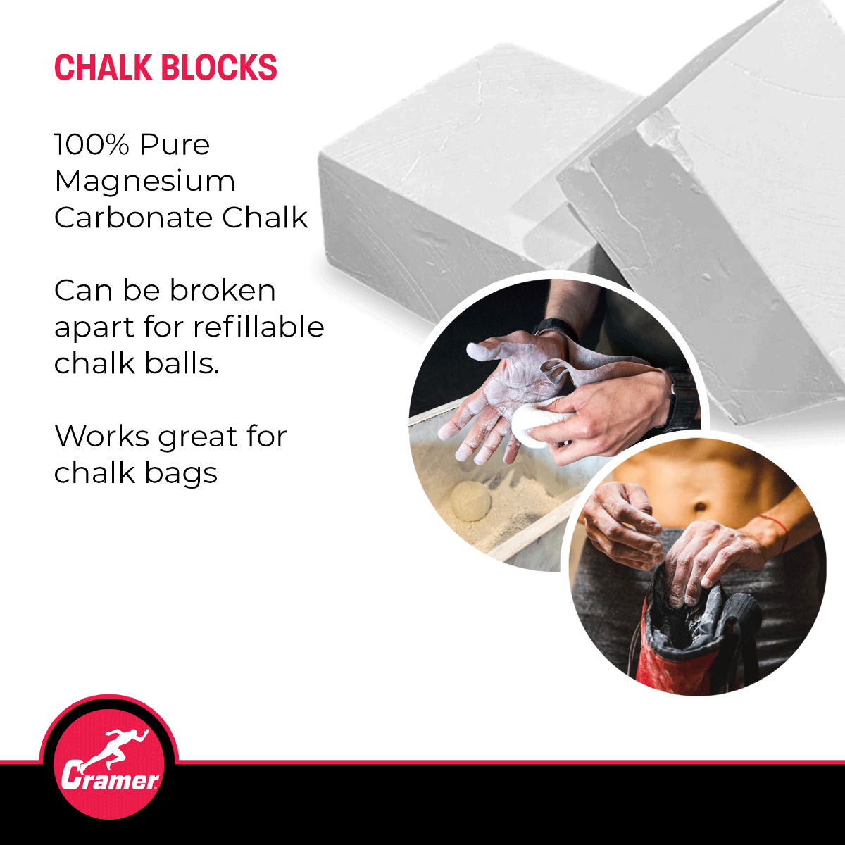 Cramer Magnesium Carbonate Gym Chalk - Thumbnail 5