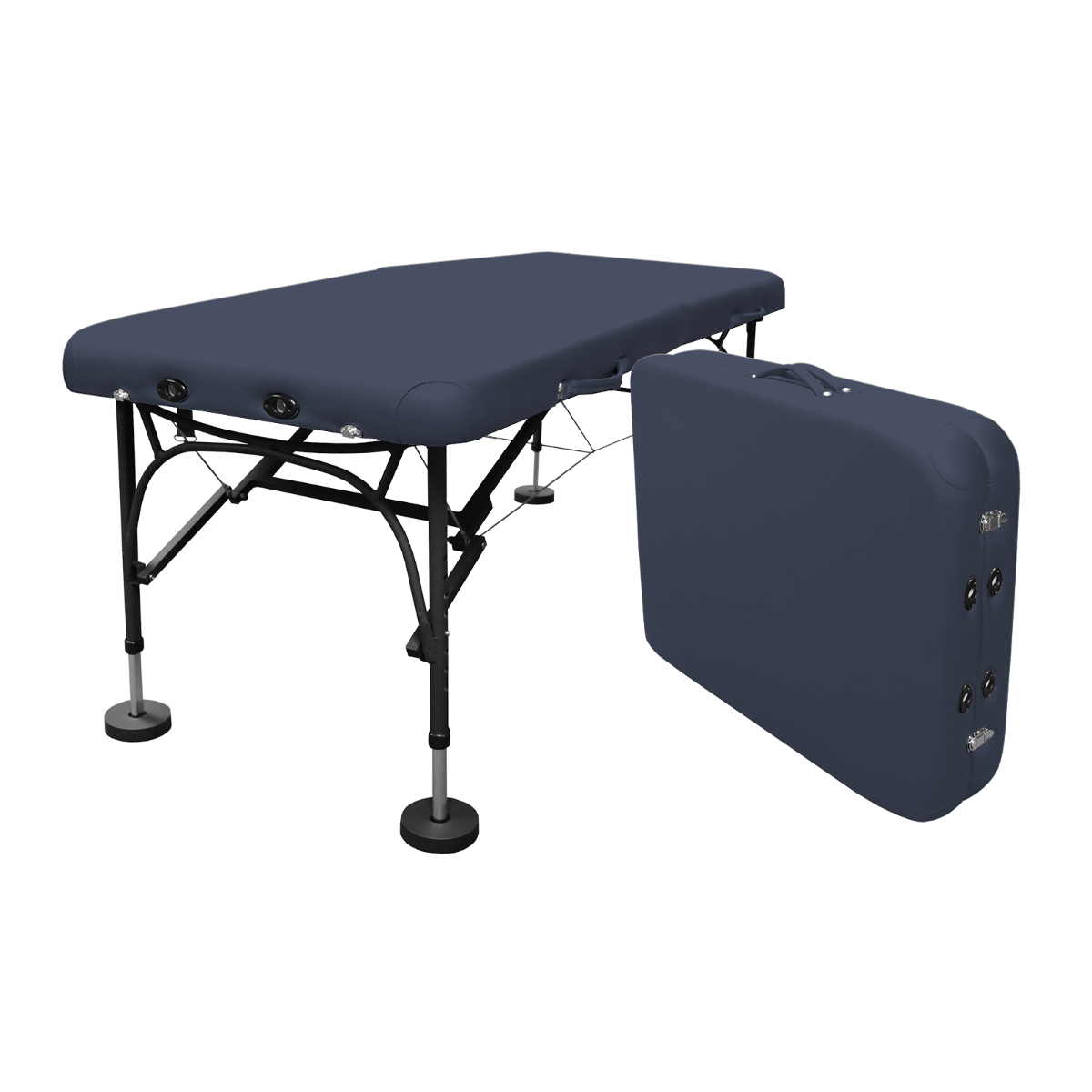 Portable Aluminum Treatment Table - Black