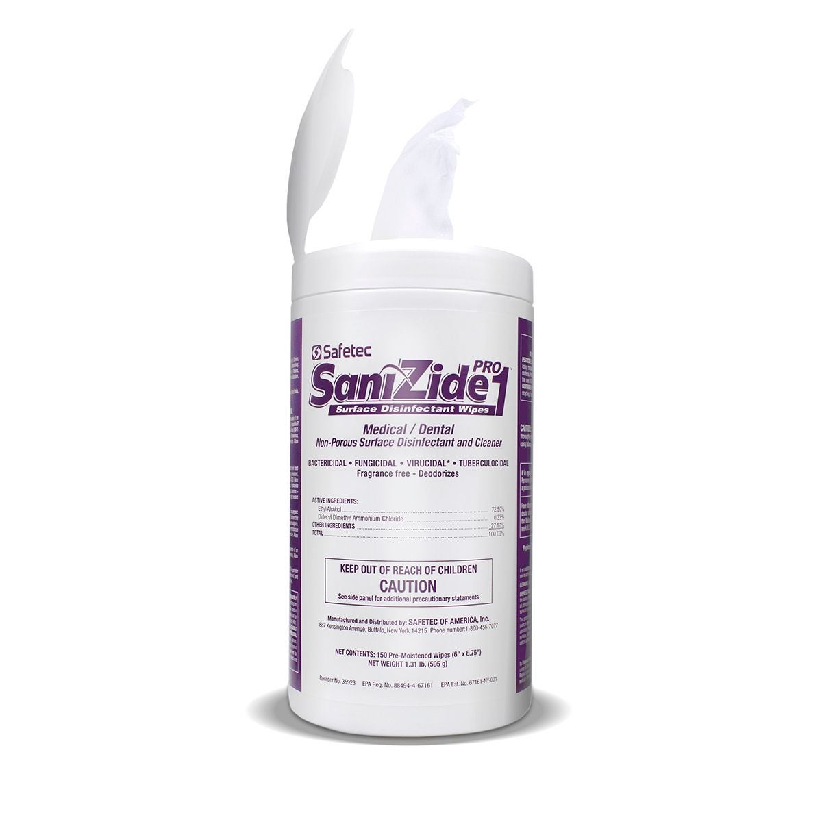 SaniZide Pro 1 Wipes 150ct