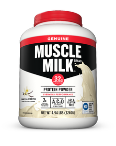 Muscle Milk Genuine Powder 4.9 lb Canister - Vanilla Creme