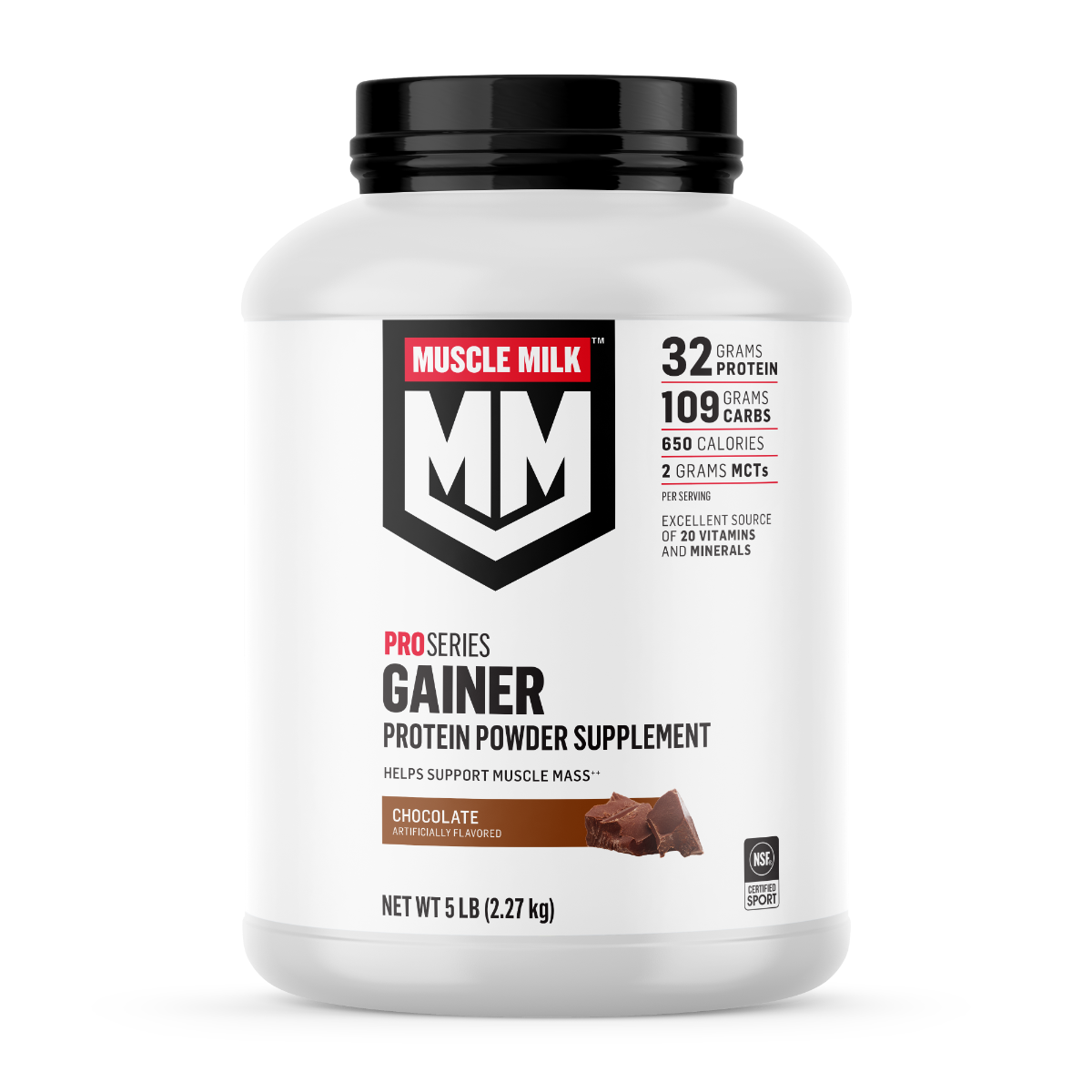 Muscle Milk Gainer Protein Powder - cookies and creme