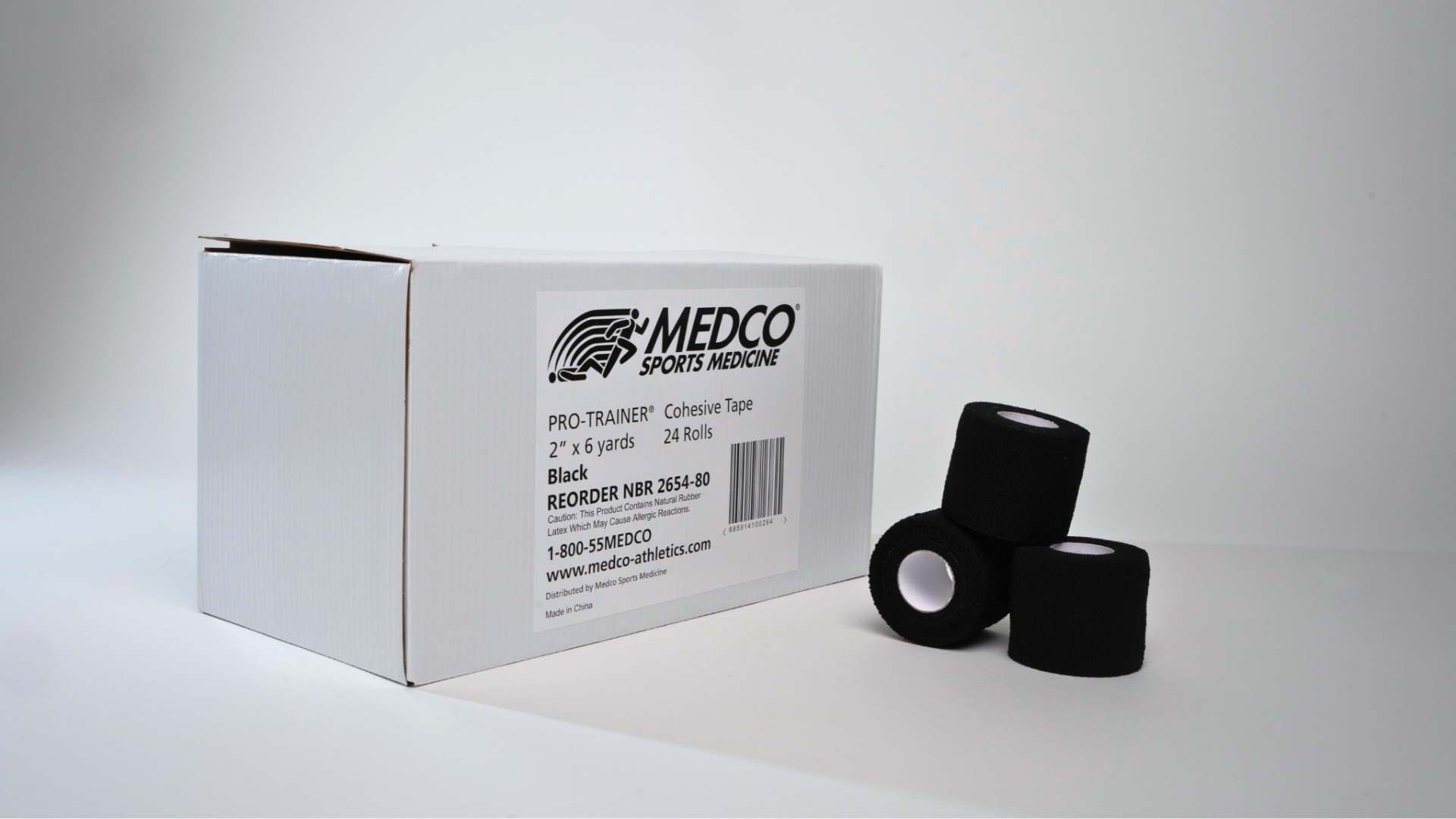Medco Pro-Trainer Self Adhesive Bandage Wrap - Cohesive Tape