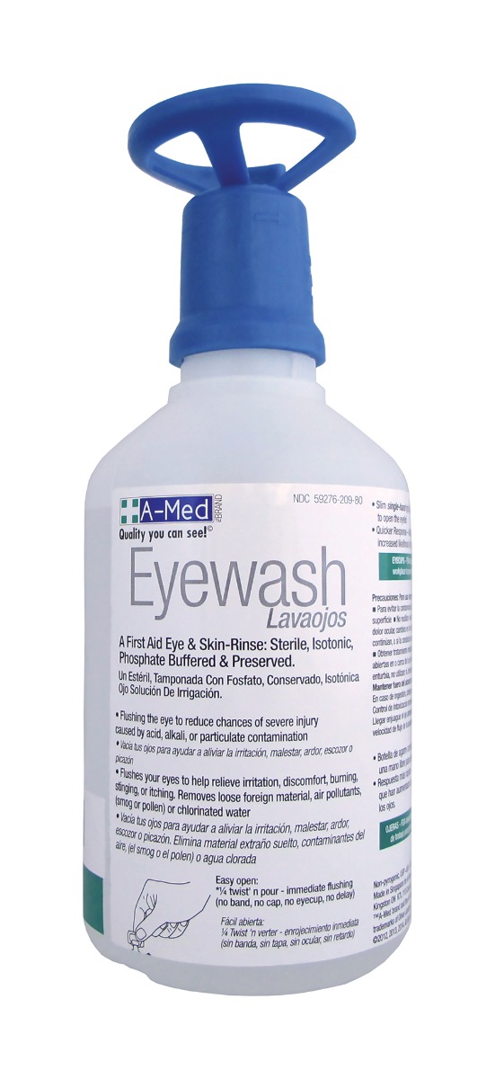 A-Med Eyewash & Skin Rinse