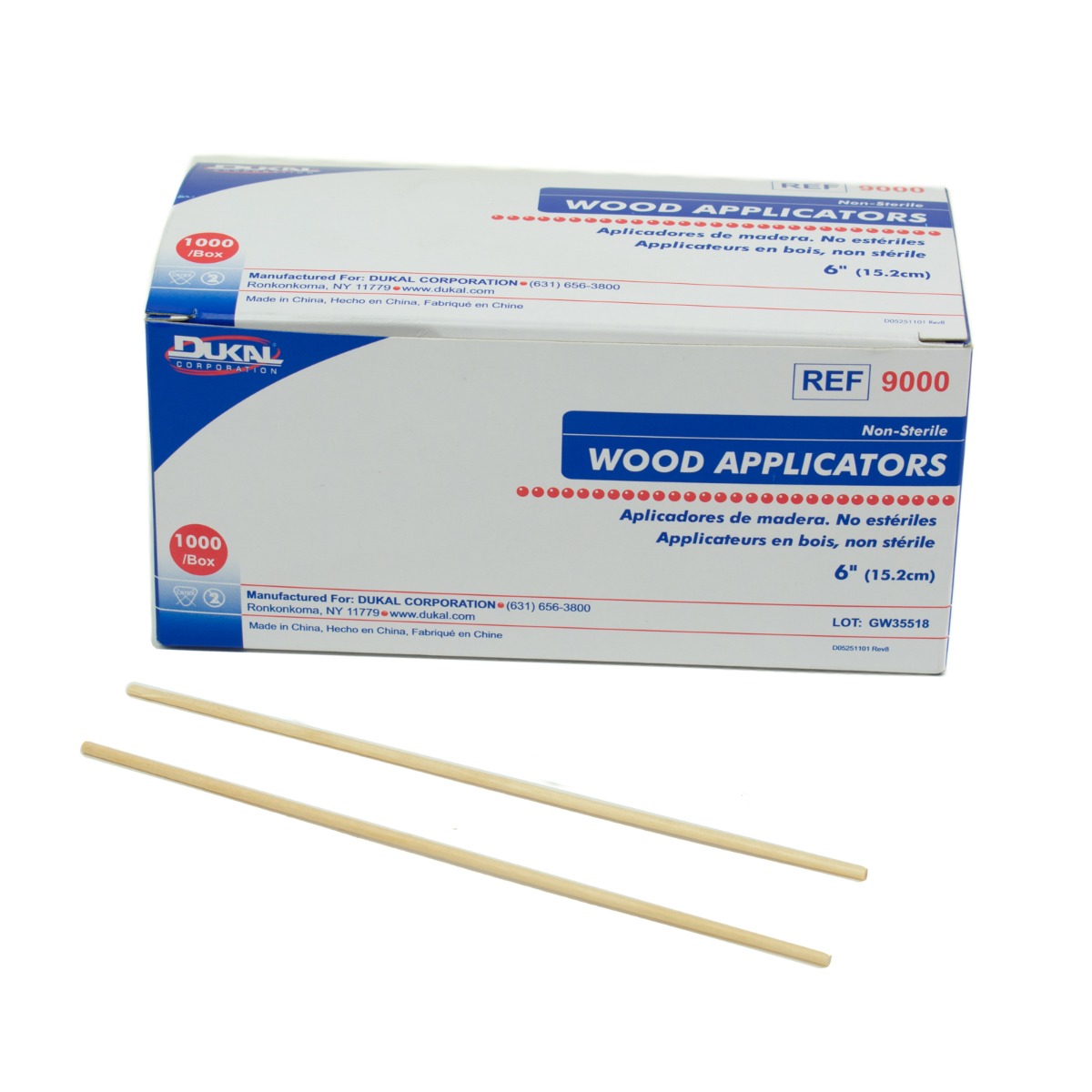 Applicator Sticks (1000) Medco Sports Medicine