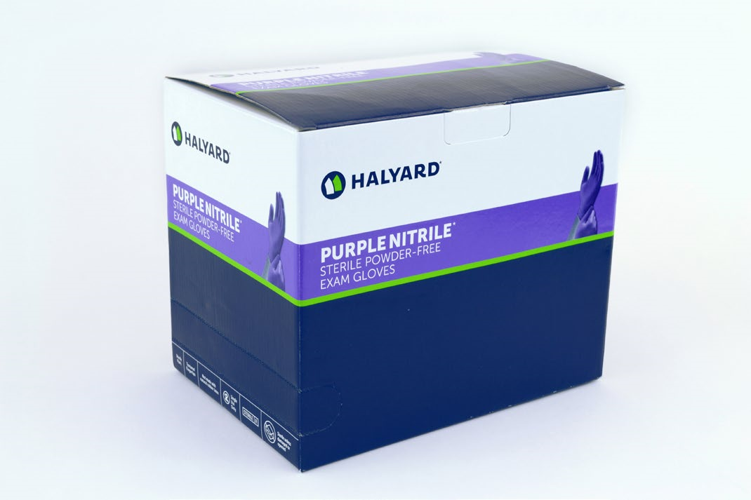 Halyard Nitrile Powder-free Exam Gloves | Medco Sports Medicine