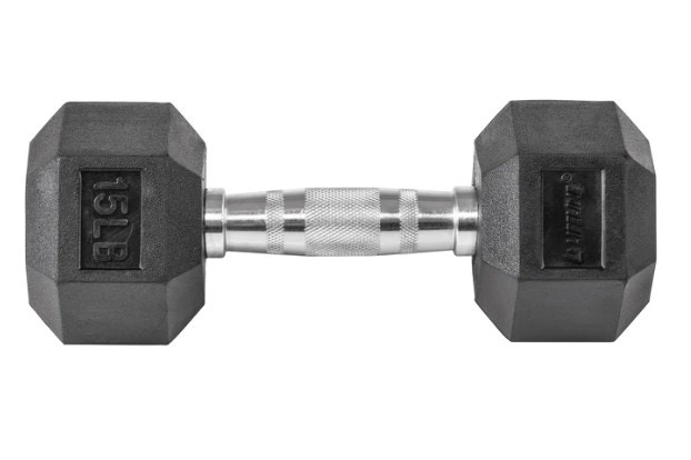 Lifeline Hex Rubber Dumbbell