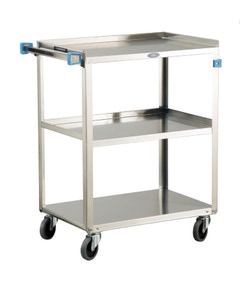 Lakeside Stainless Steel Utility Cart  full view