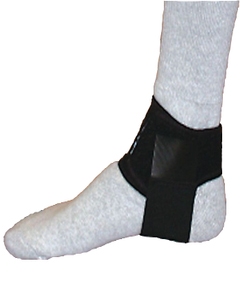 Night Splint Sock, dual strap, black - BIOM, LLC