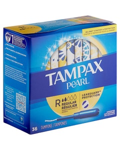 Tampax Pearl Tampon - Regular,36/Bx