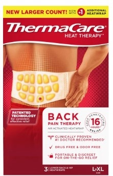 Thermacare Heat Therapy Lower Back, Hip S/M 3ct