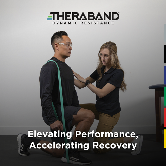 Original Thera-Band Set - Gymnastikband für Fitnessübungen und Original Thera-Band Set - Gymnastikband für Fitnessübungen und