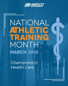 National Athletic Training Month Post