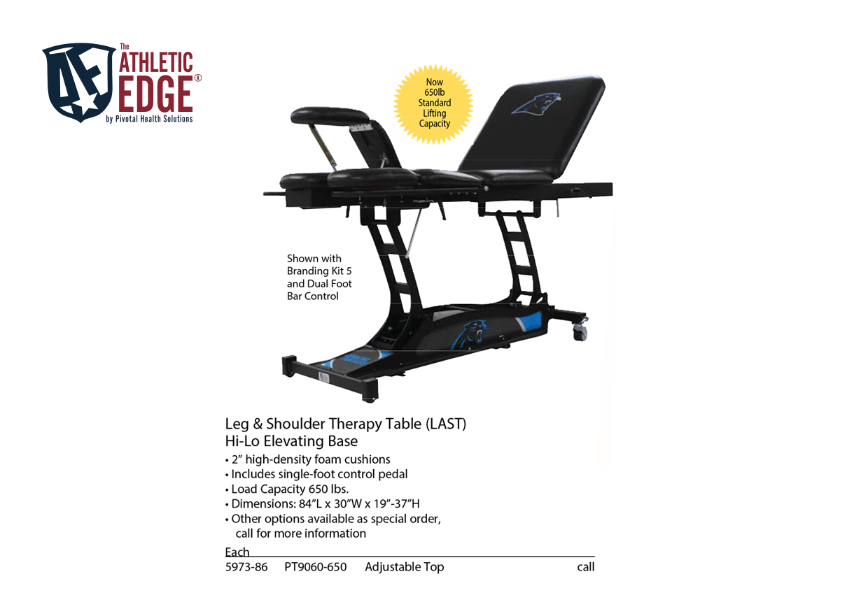 LAST - Leg & Shoulder Therapy Tables