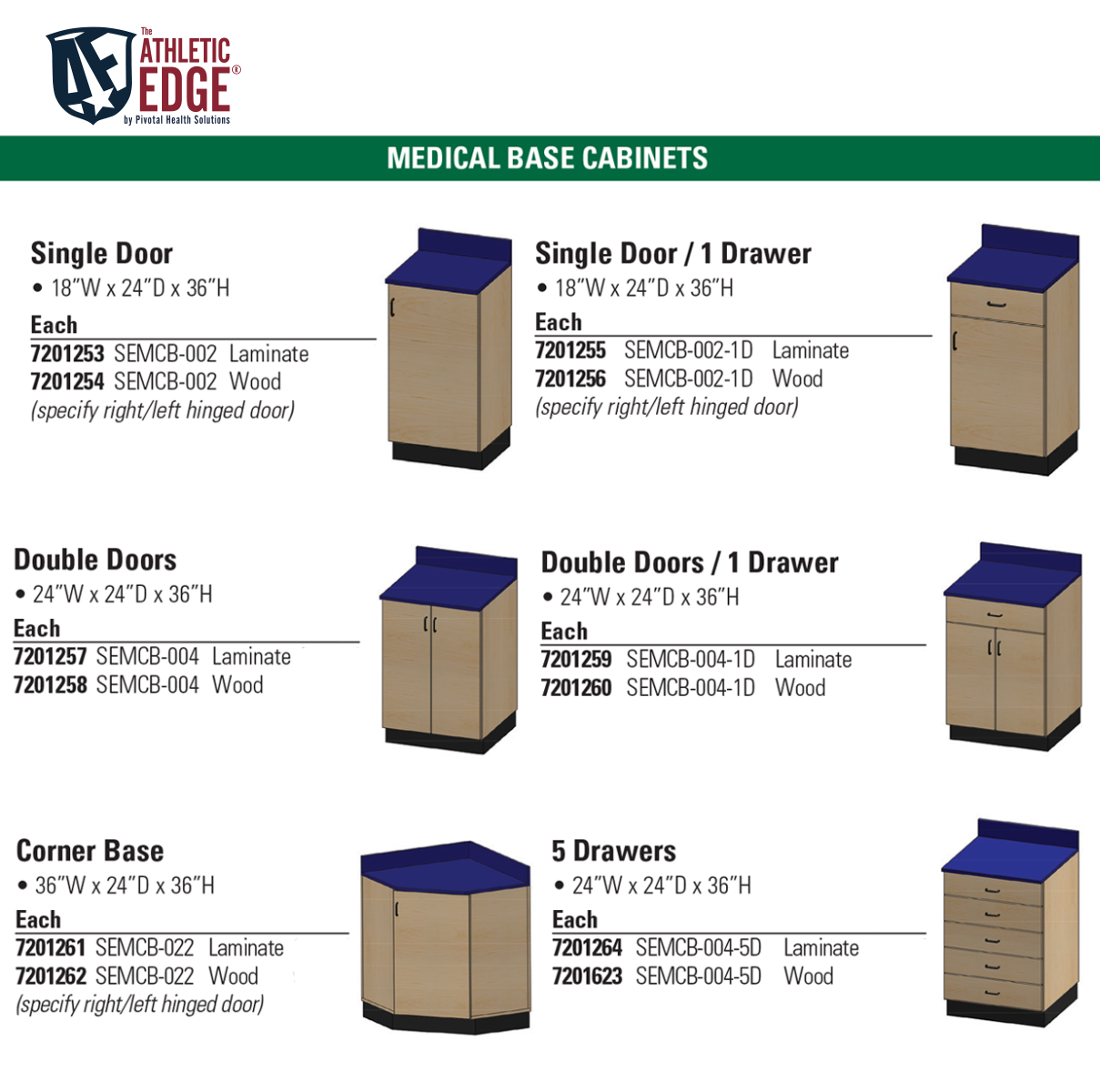 Medical Base Cabinets